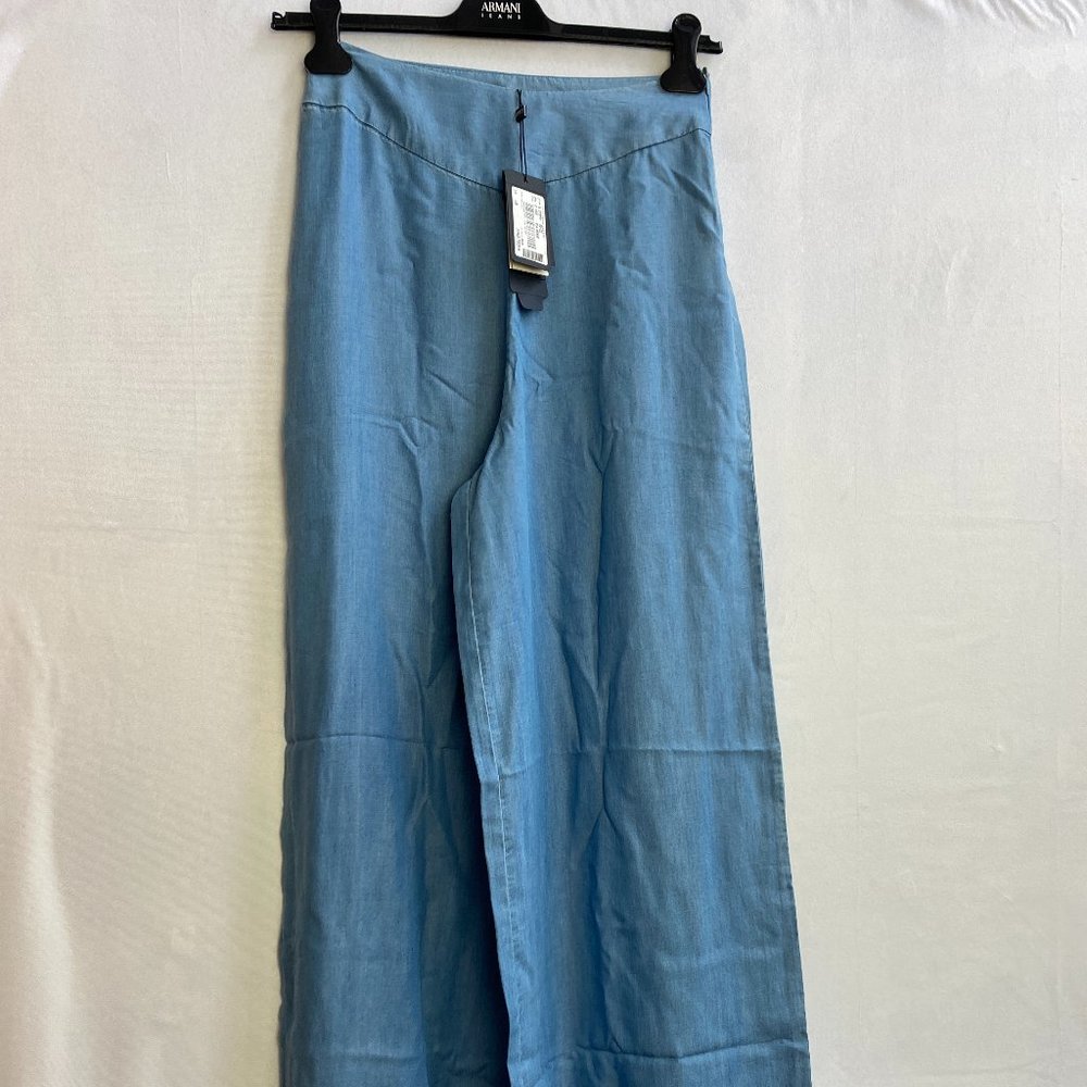 Armani Jeans Women's Blue Denim Pants Comfort Fit (Size M)